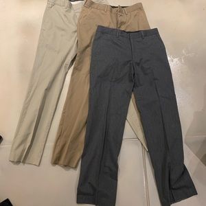 Bundle of 3 men’s dress pants 30/32